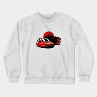 Red Reliant Robin Crash Crewneck Sweatshirt